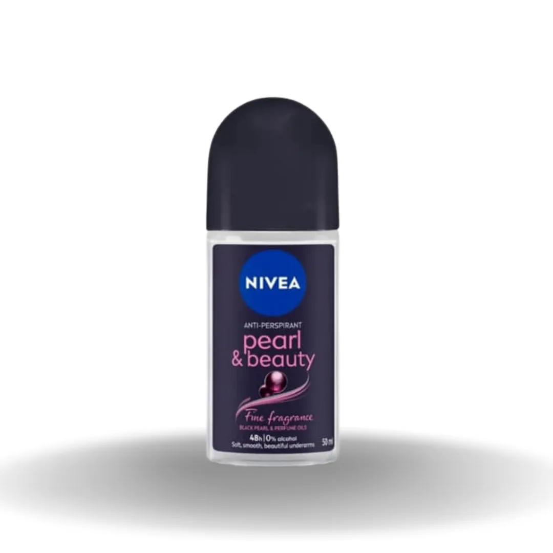 Nivea Roll-On Pearl & Beauty Kadın Black 50 Ml