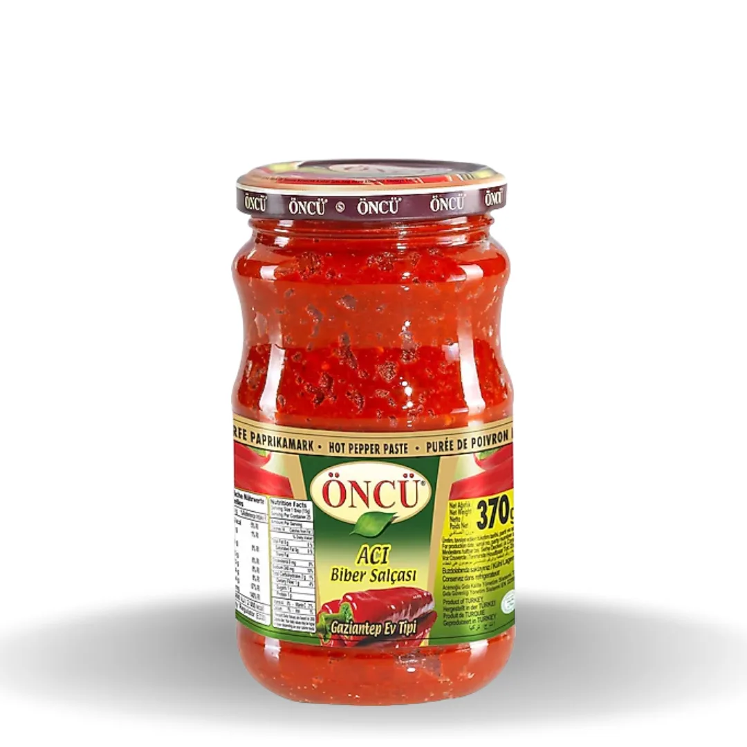 Öncü Acı Biber Salçası Cam Kavanoz 360 G