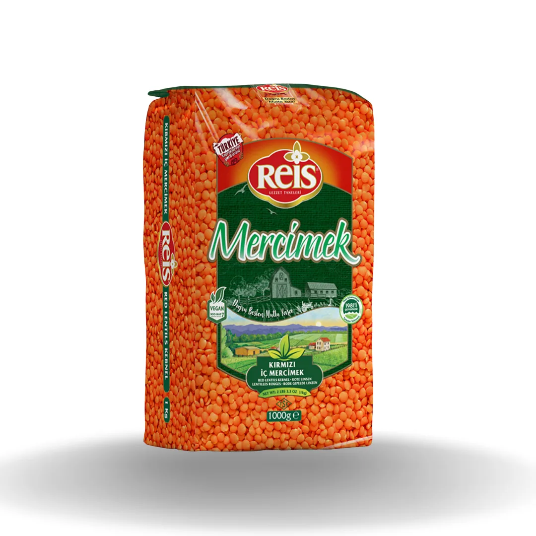 Reis Kırmızı iç Mercimek1 Kg