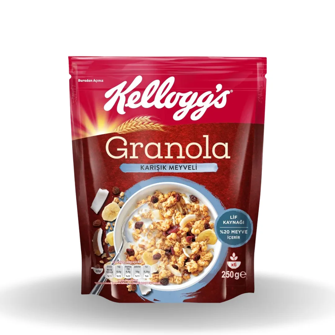 Kellogg's Karışık Meyveli Granola 250 Gr