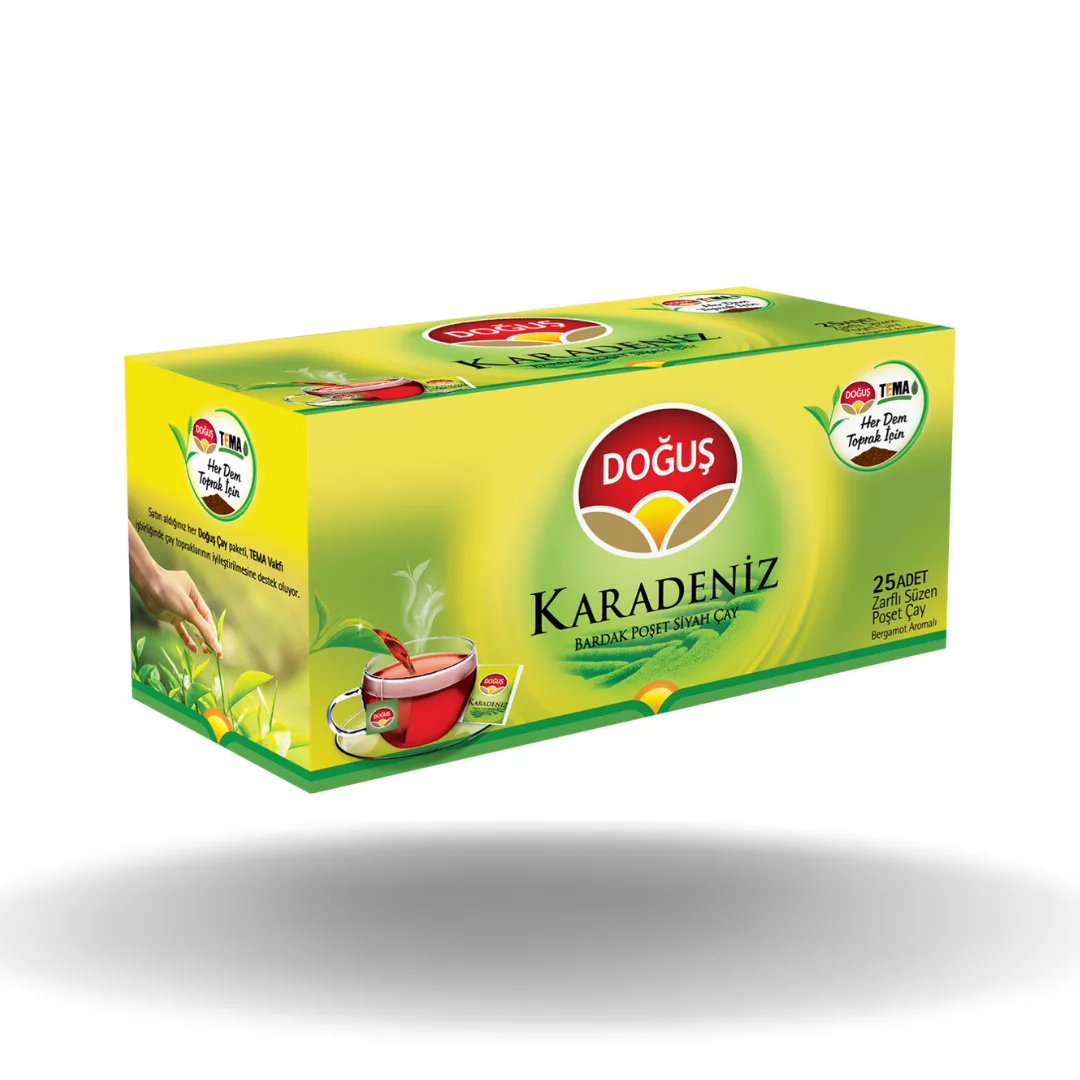 Doğuş Karadeniz Bardak Poşet Çay 25’li 50 Gr