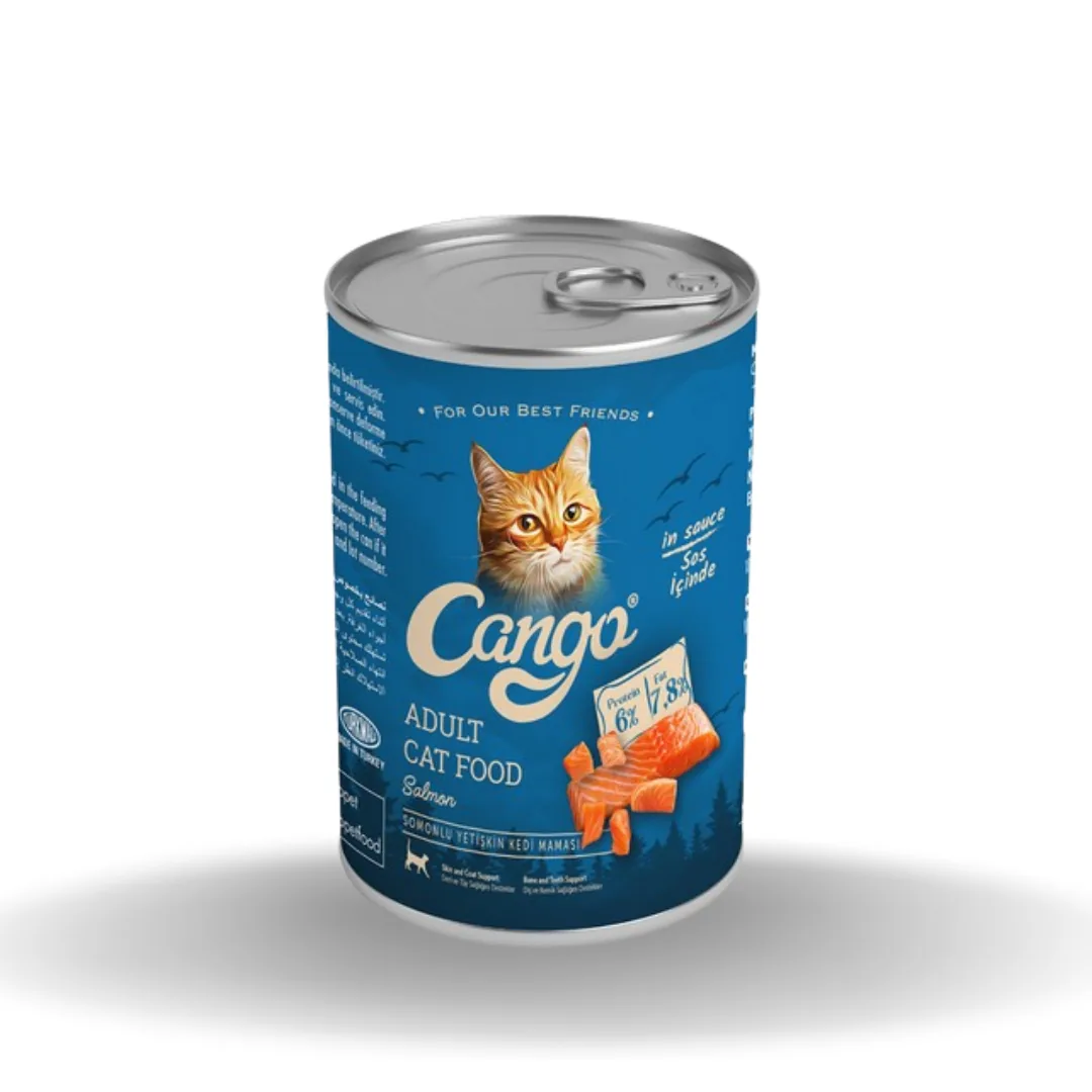 Cango Yetişkin Yaş Kedi Maması Somon 415 Gr
