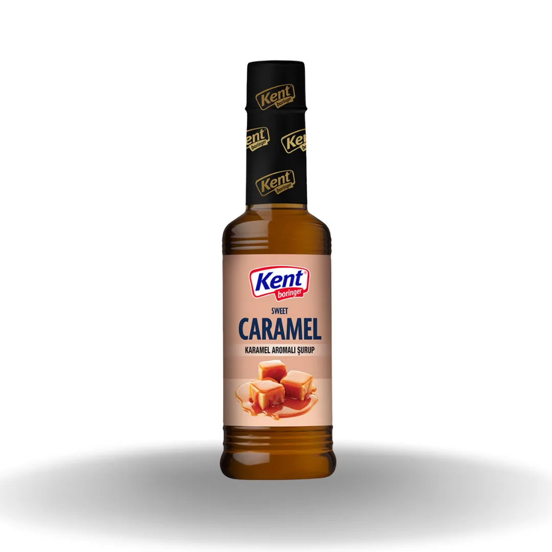Kentcafe Karamel Aromalı Kahve Şurubu 355 Ml