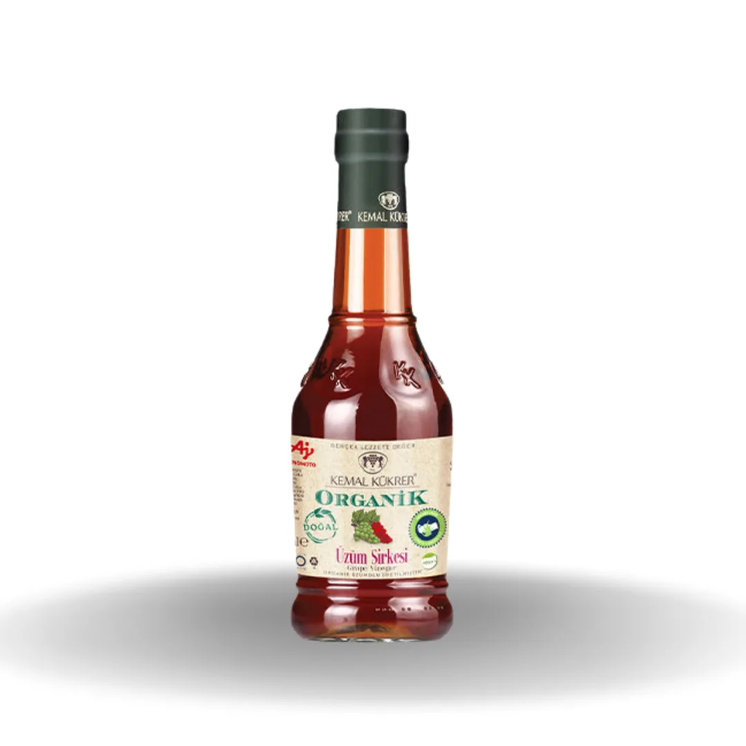 KEMAL KÜKRER ORGANİK ÜZÜM SİRKESİ 500 ML CAM