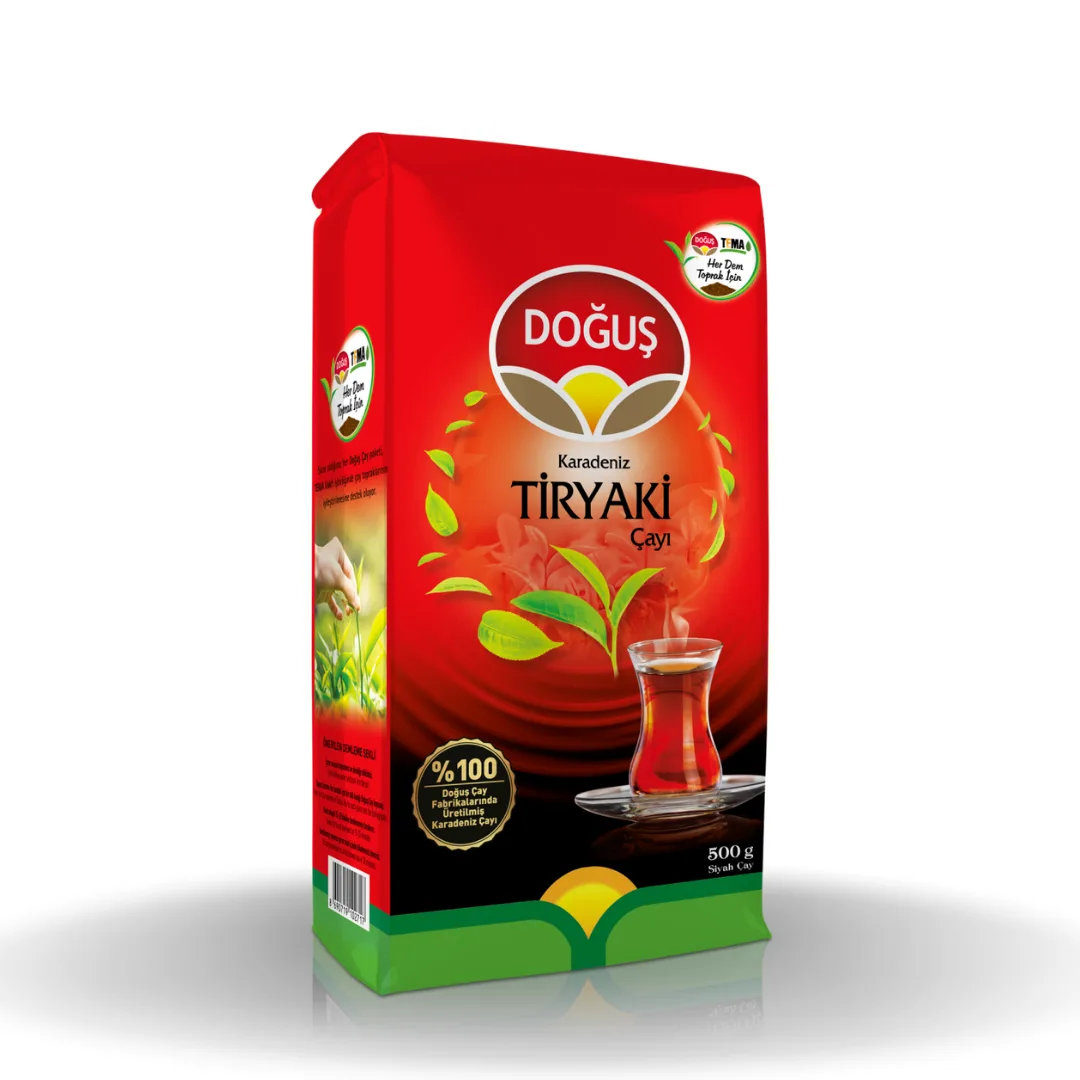 Doğuş Geleneksel Tiryaki Bordo Dökme Siyah Çay 500 Gr