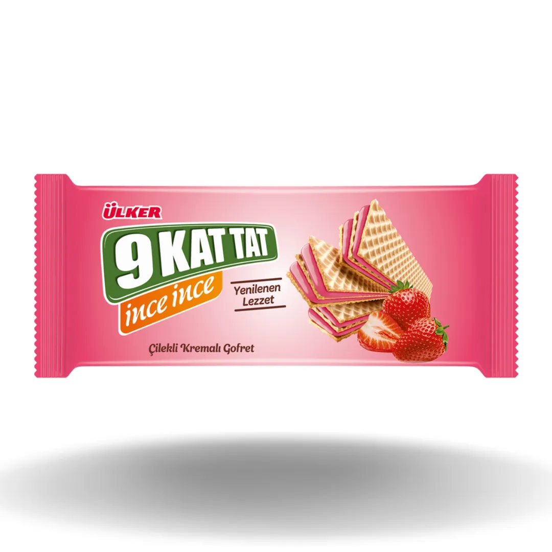 Ülker 9 Kat Ince İnce Çilekli 114 Gr