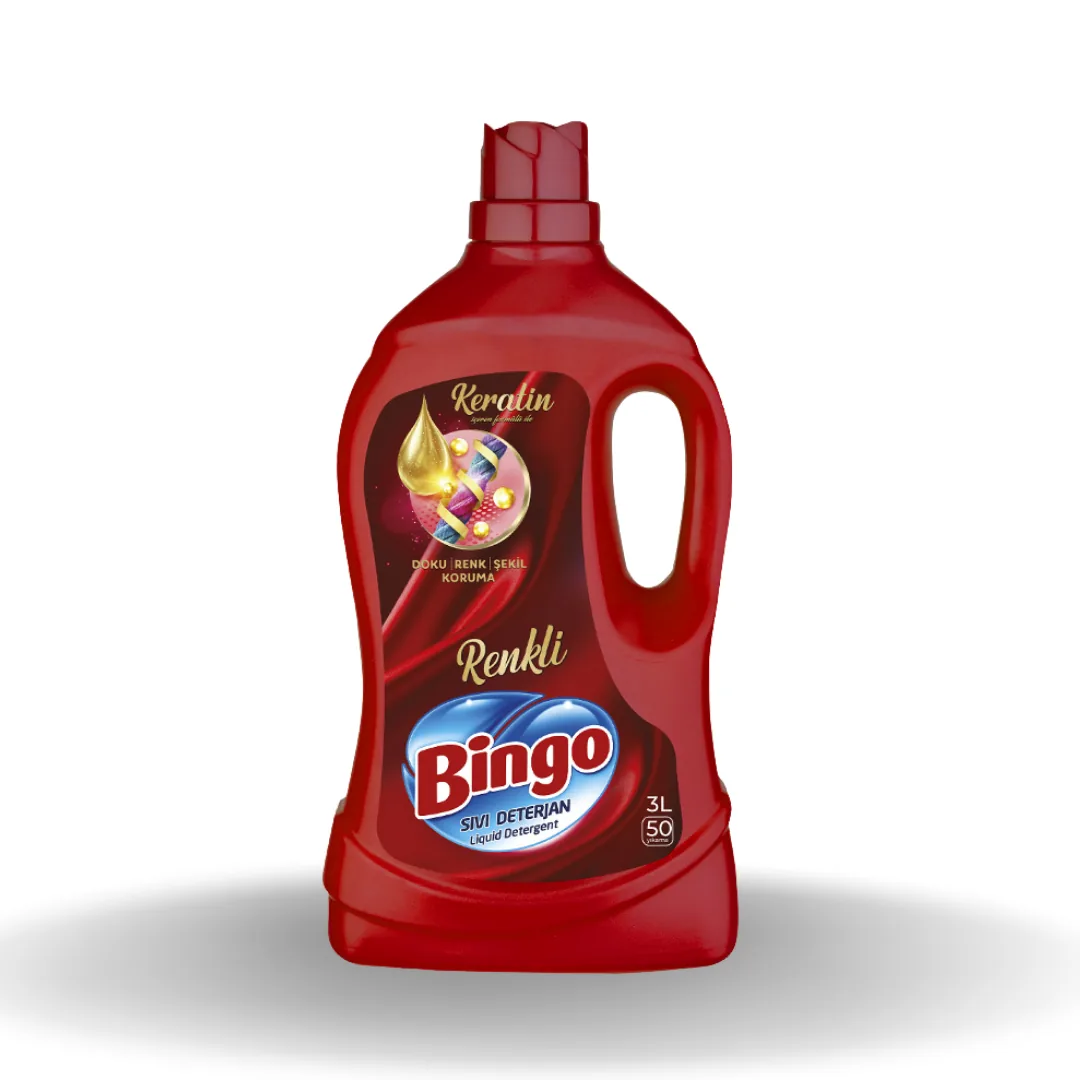Bingo Sivı Deterjan Renkli 3 Lt