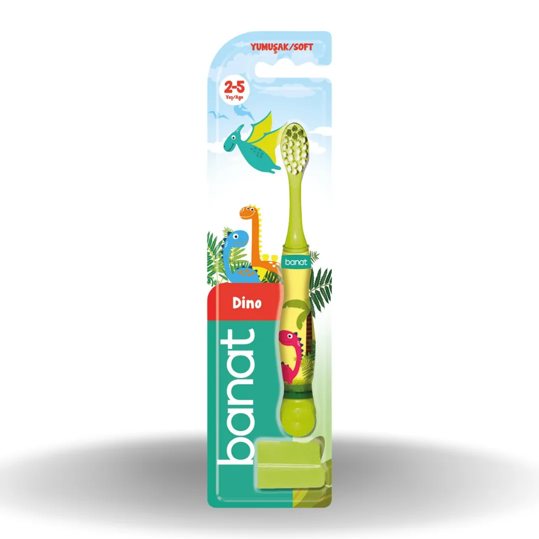 Banat Diş Fırçası Çocuk Yumuşak Dino