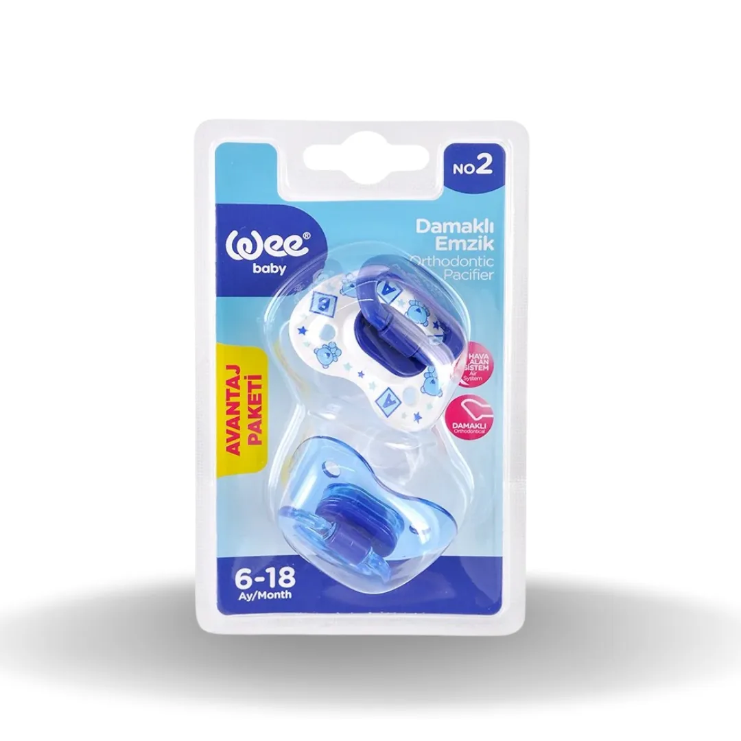Wee Baby 2'Li Damaklı Emzik No:l