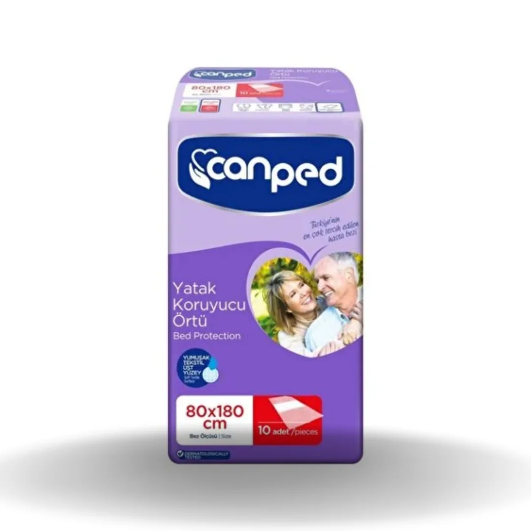 Canped Yatak Örtüsü (80X180) 10'lu