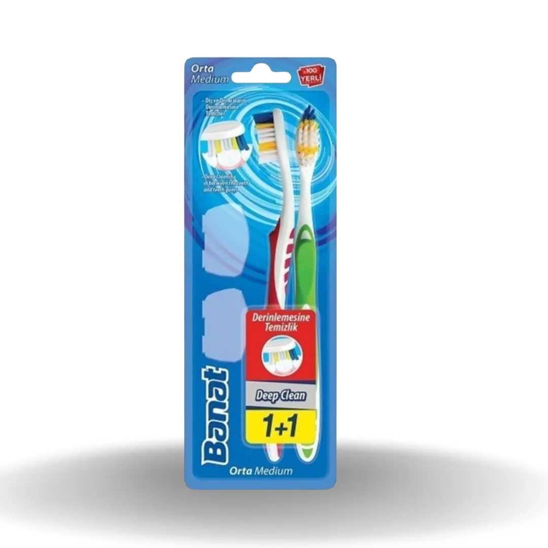 Banat Diş Fırçası Deep Clean (1+1) Orta