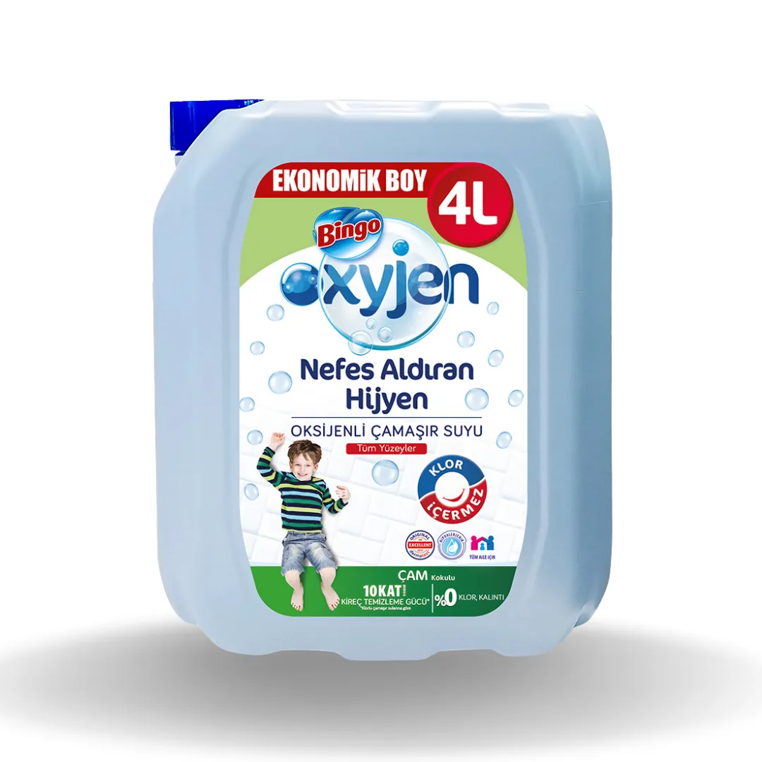 Bingo Oksijen Çamaşır Suyu Çam Kokulu 4 Lt