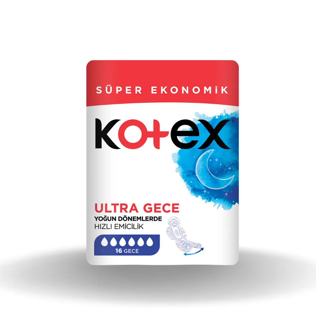 Kotex Ultra Dörtlü Paket Gece 16 LI