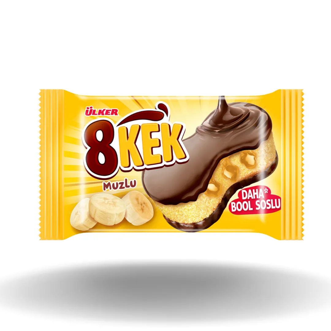 Ülker Dankek 8 Kek Çikolata Muz 55 Gr