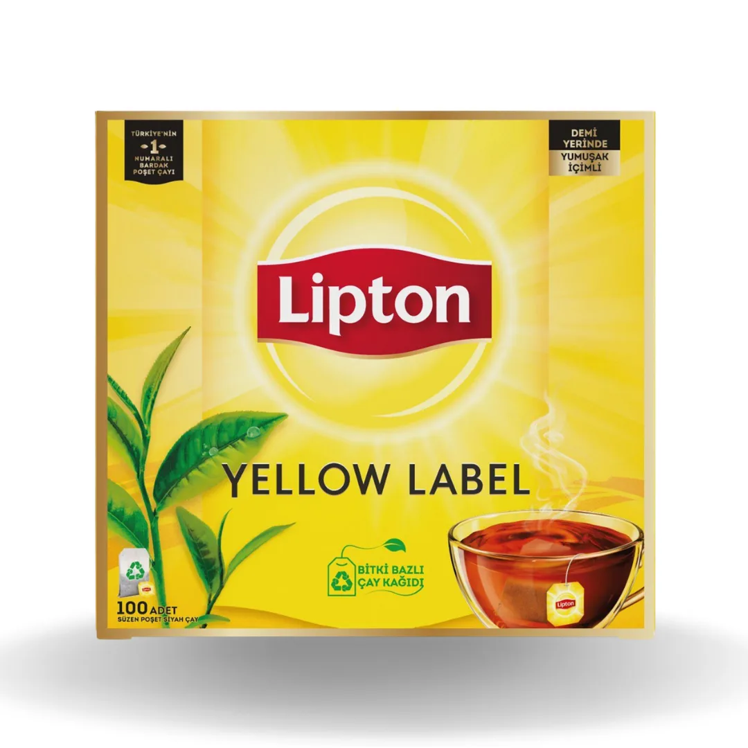 Lipton Yellow Label Bardak Poşet Çay 100’lü 200 Gr