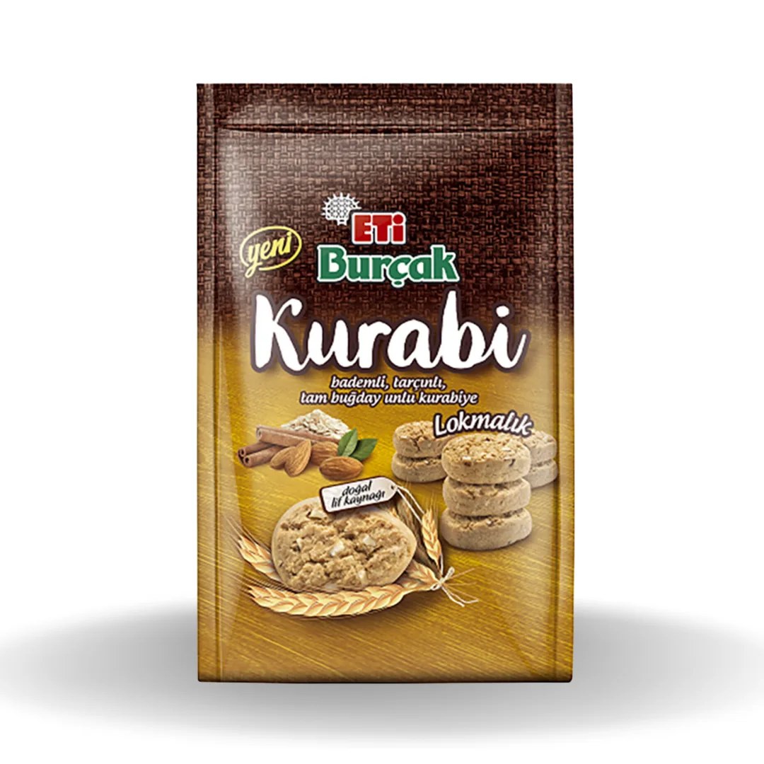 Eti Burçak Kurabı Torba Bademli 150 Gr