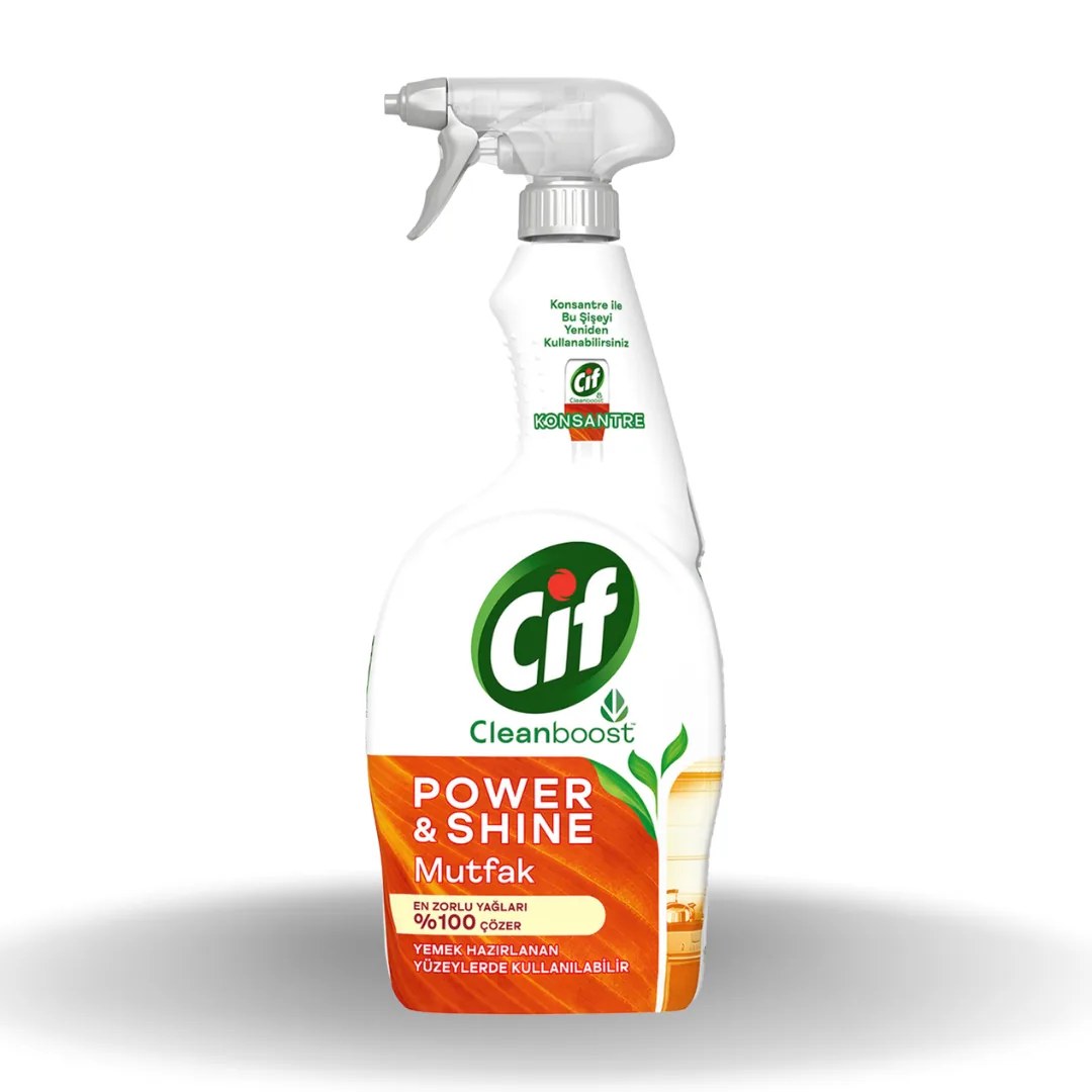 Cif Power & Shine Mutfak Temizleyici Sprey 750 Ml