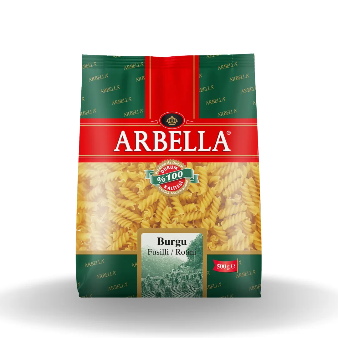Arbella Tricolor (Uç Renkli) Burgu Makarna 500 Gr