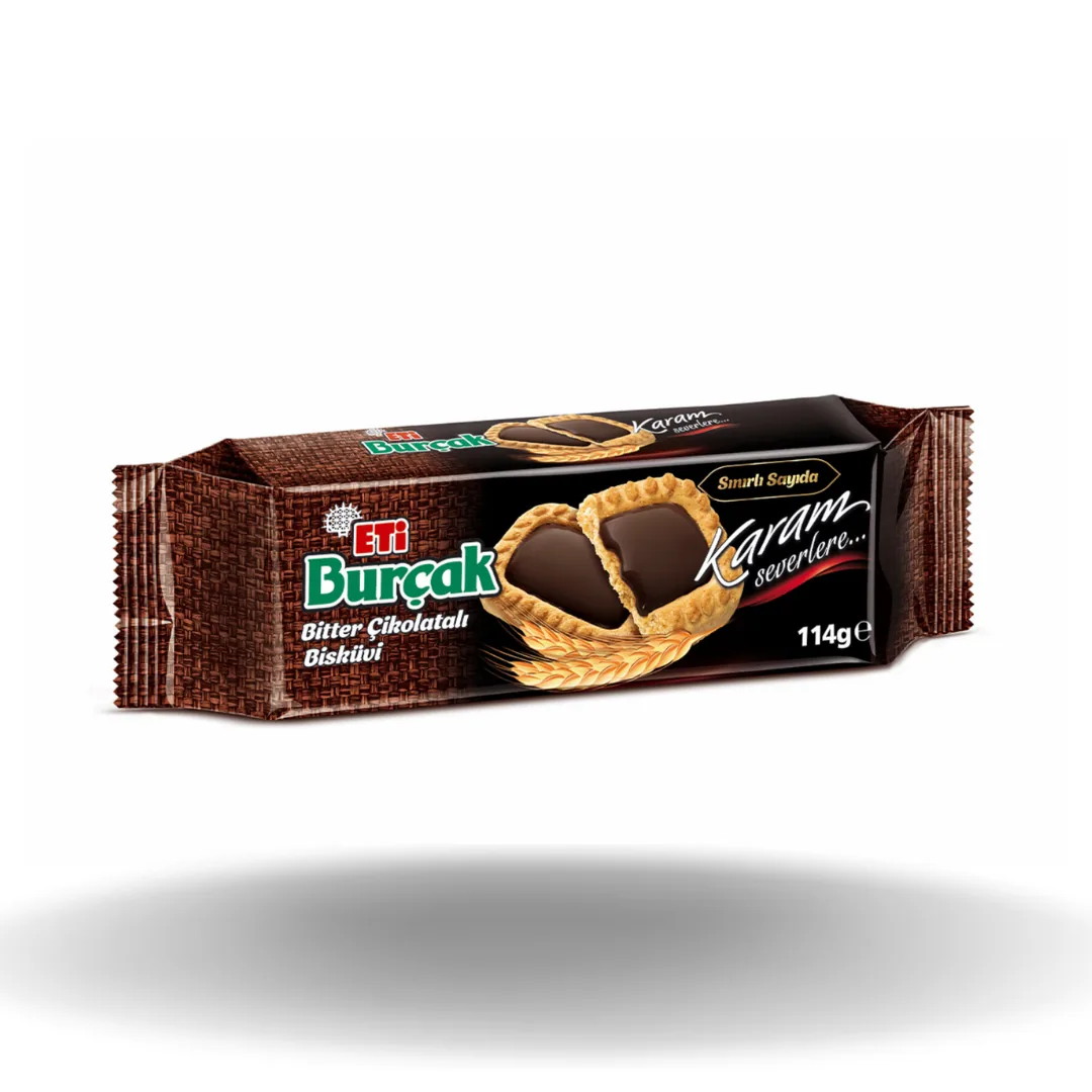 Eti Burçak Bitter Çikolatalı 114 Gr