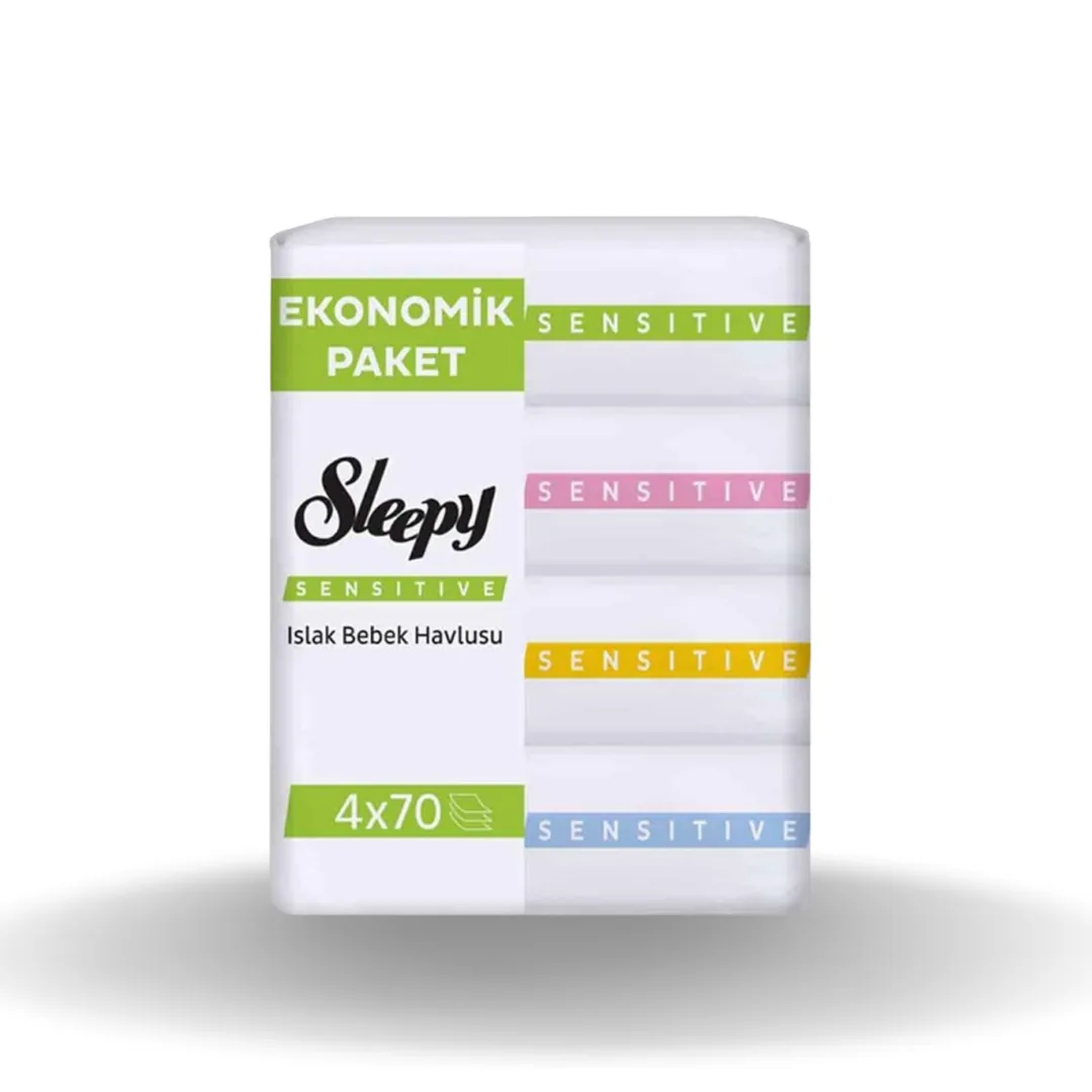 Sleepy Islak Havlu Sensitive 4x70'li