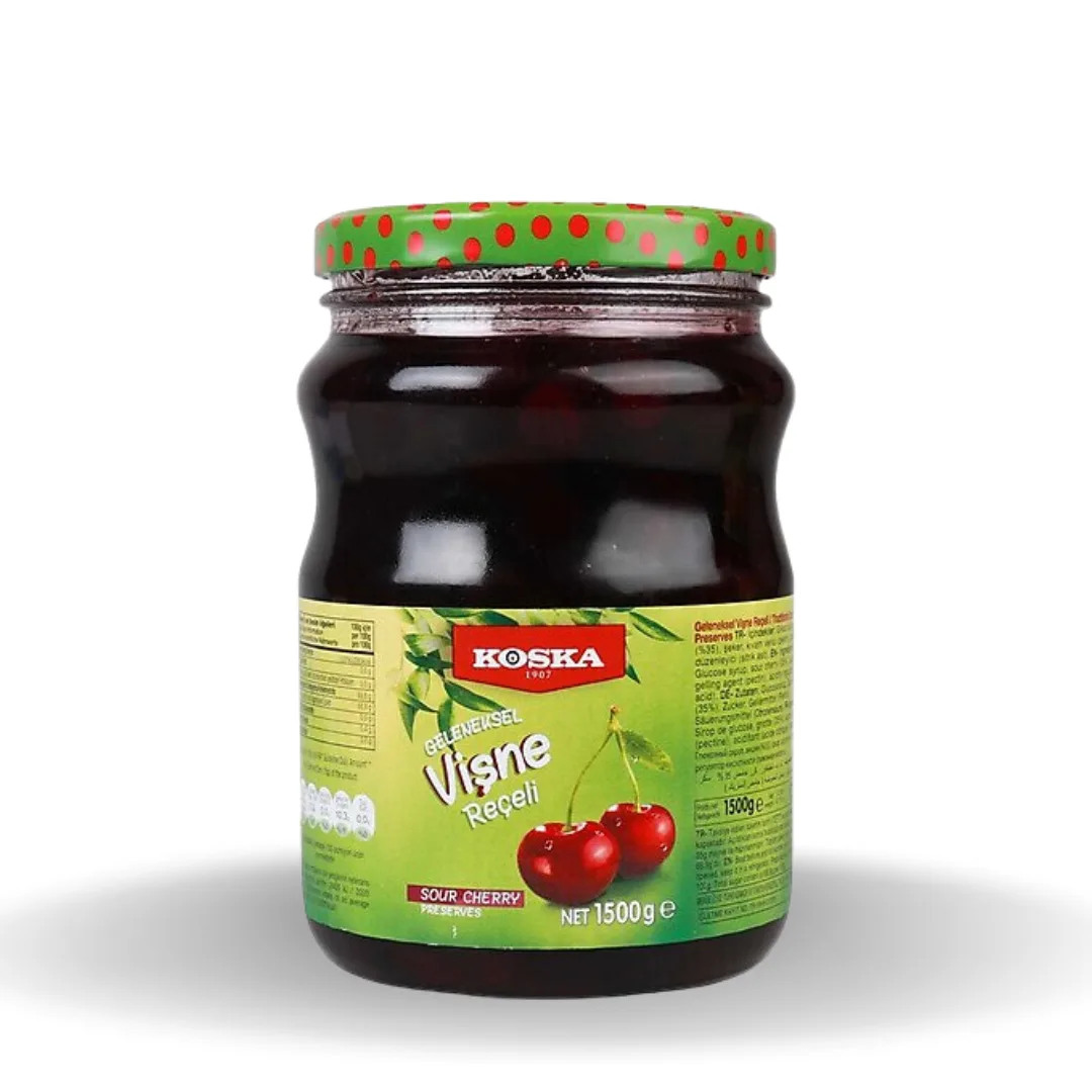 Koska Vişne Reçeli 1500 Gr Cam Kavanoz