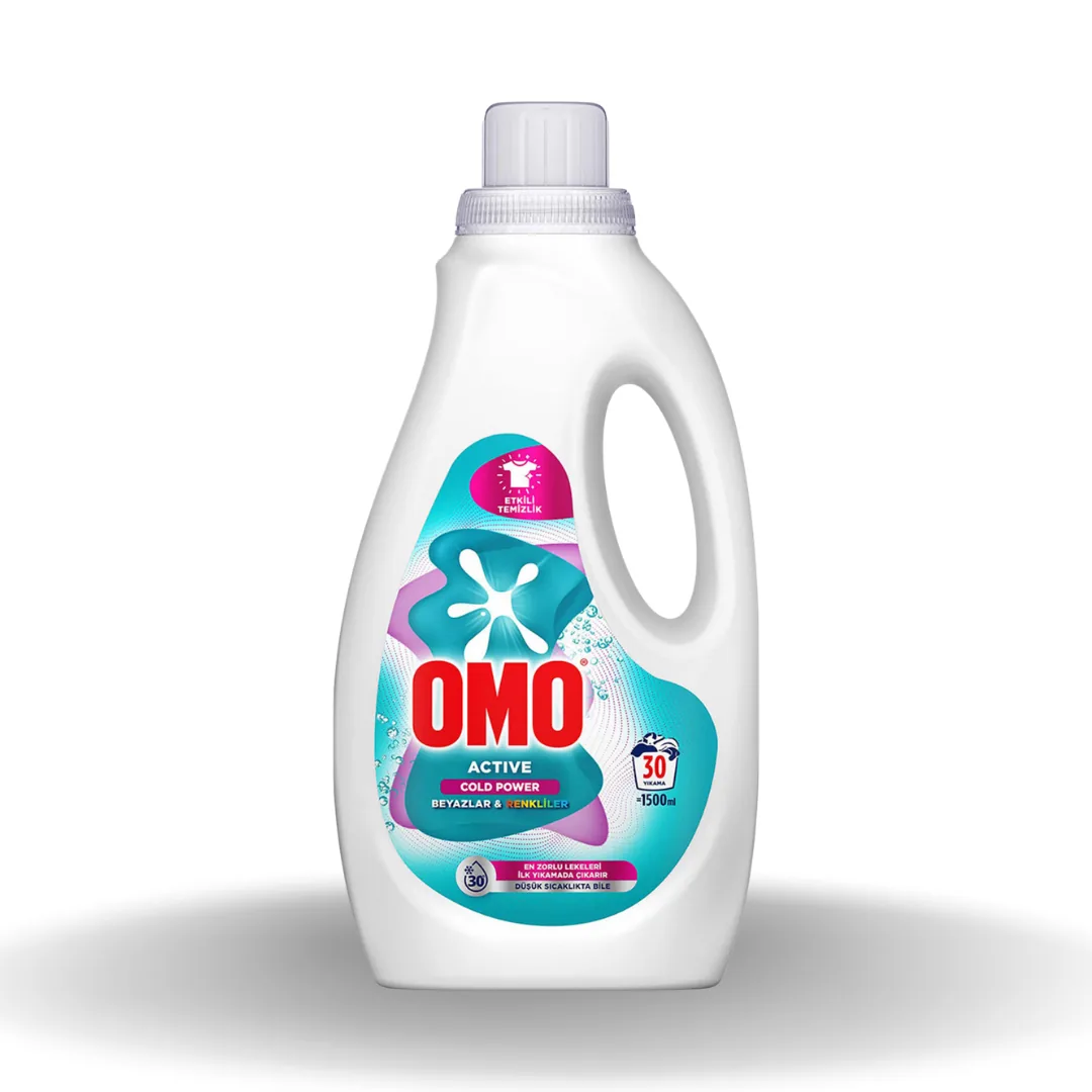 Omo Active Cold Power Sıvı Deterjan 1500 Ml