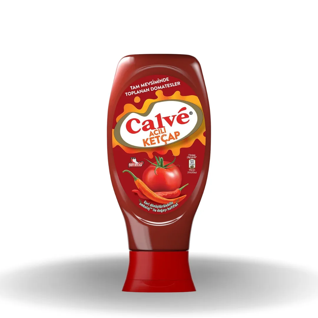 Calve Acılı Ketçap 400 G