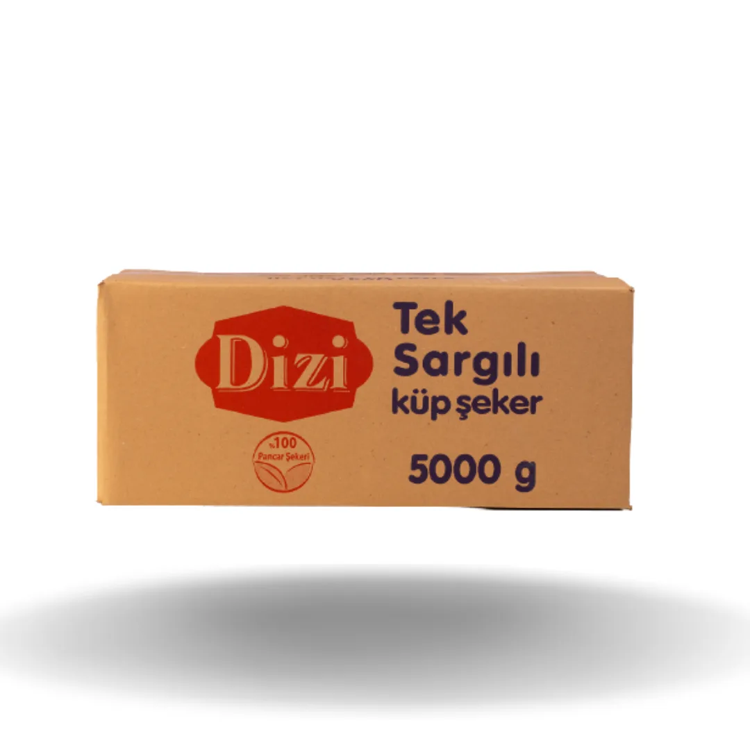 Dizi Tek Sargılı Küp Şeker 5 KG
