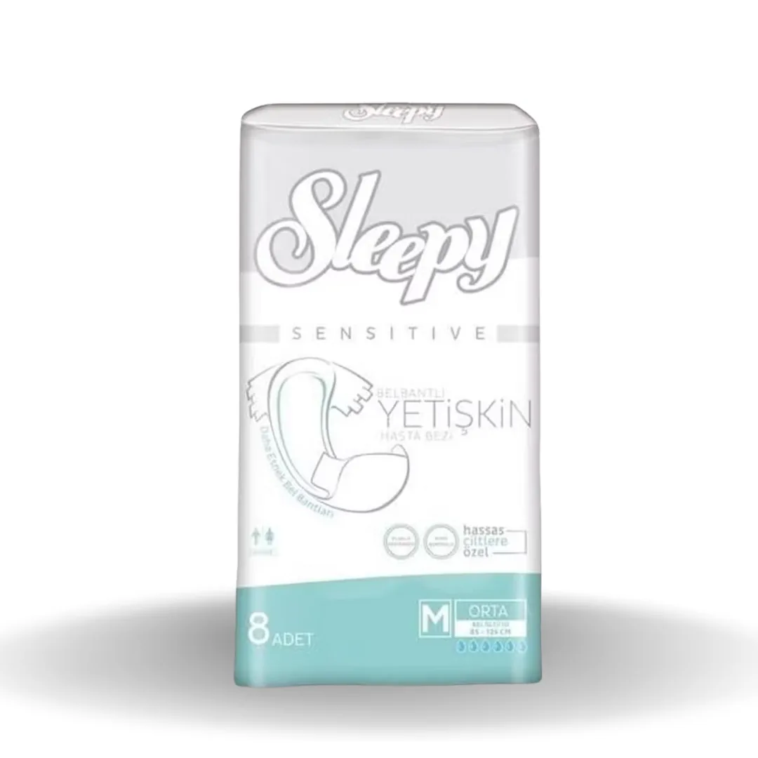 Sleepy Sensitive Hasta Bezi Orta Boy M 8'li