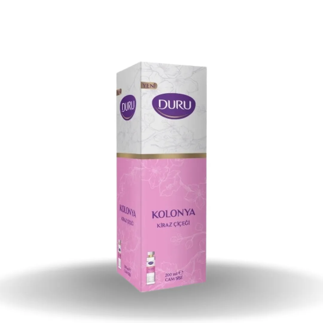 Duru Kiraz Çiçeği Kolonyası Cam Şişe 200 ml