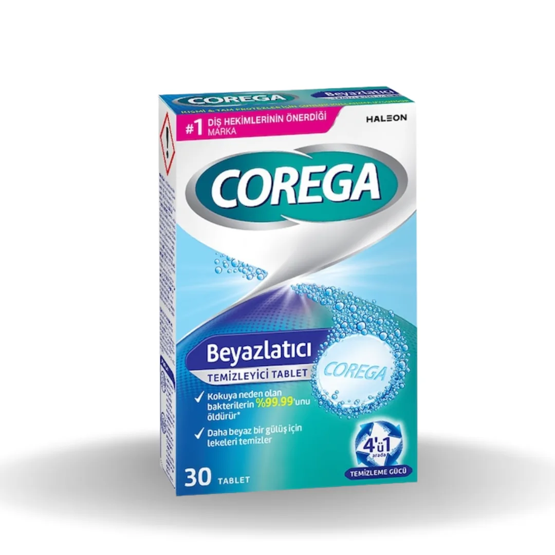 Corega Diş Protez Temizleyici 30'lu Tablet