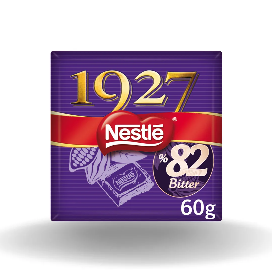 Nestle 1927 Kare Çikolata % 82 Bitter 60 Gr