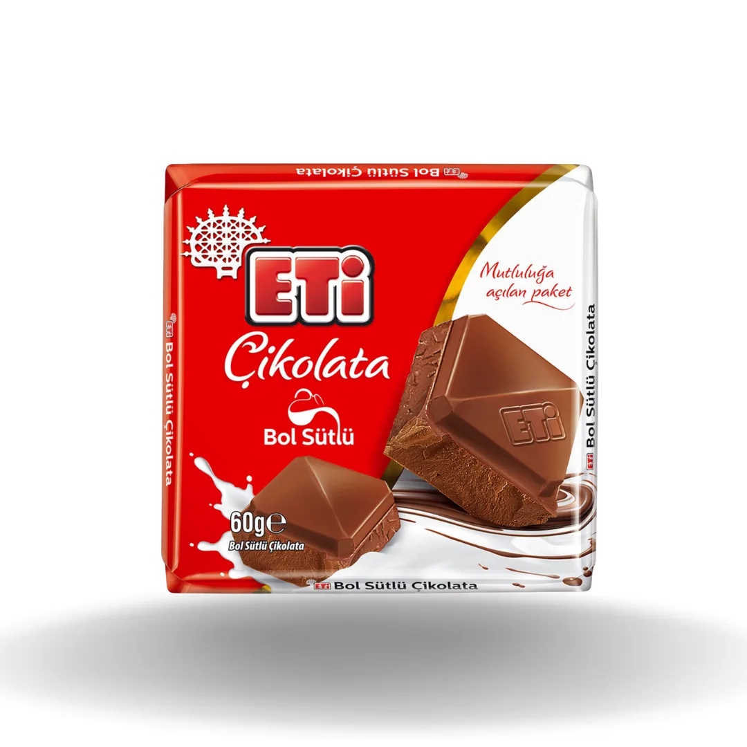 Eti Kare Bol Sütlü Çikolata 60 Gr