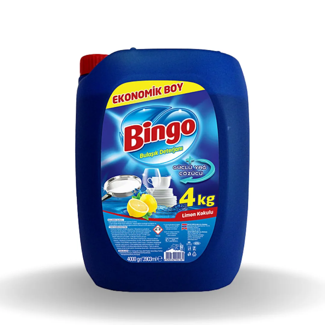 Bingo Limonlu Bulaşık Deterjanı 4 Lt