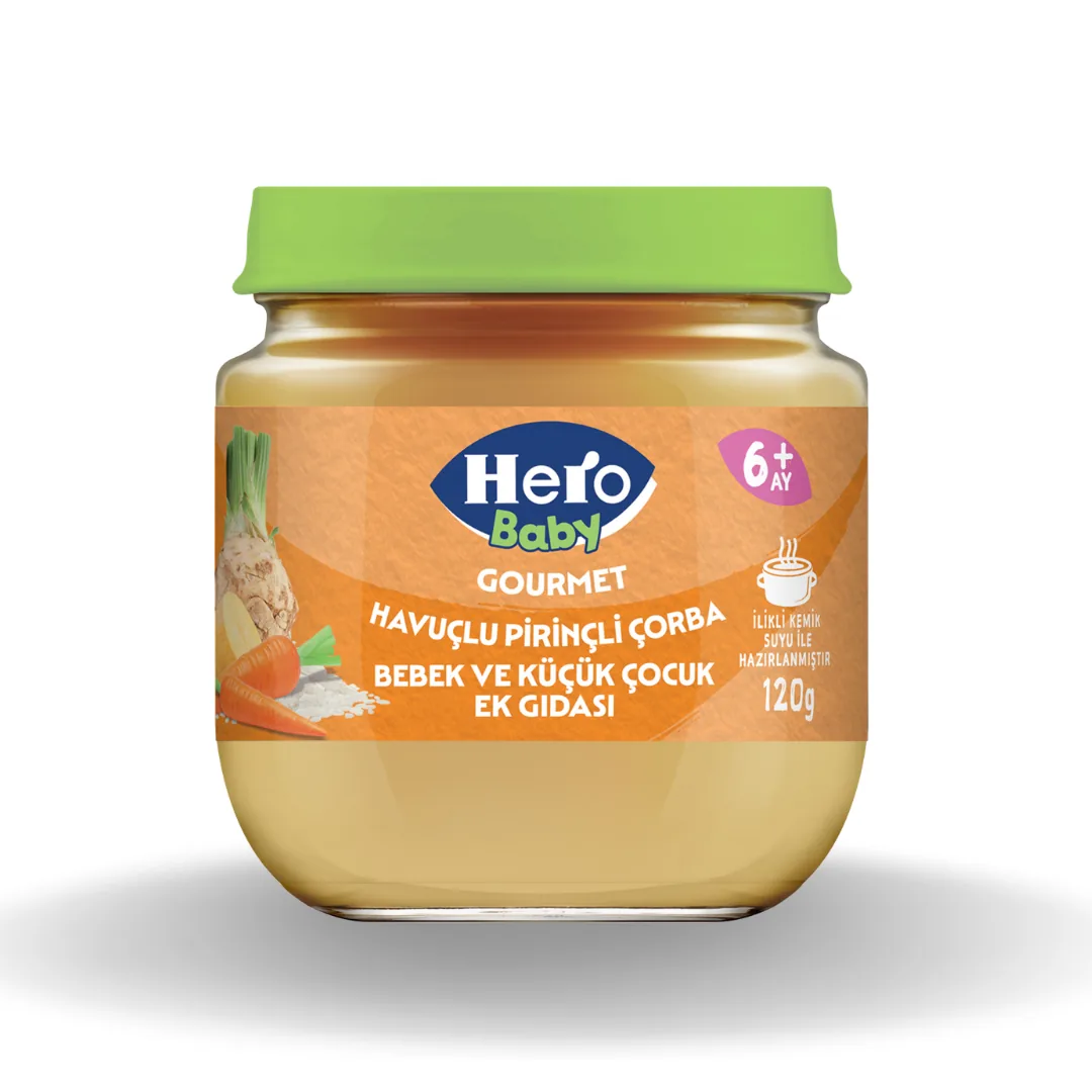 Hero Baby Gourmet Havuçlu Pirinçli Çorba 120 Gr